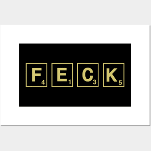 FECK Irish Slang Posters and Art